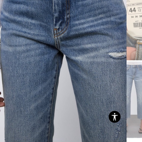 NWT Hugh Waisted Mum Jeans Zara - Picture 8 of 13